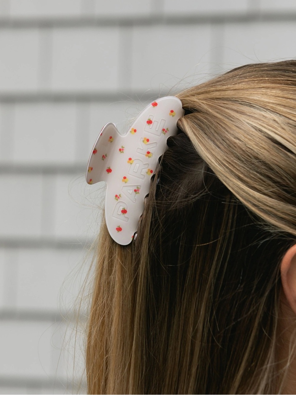 PARKE Maggie & Emma Claw Clip in Sunset Floral
